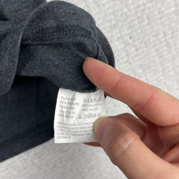 LAT Apparel Womens XL Graphic T-Shirt Charcoal Gray Foo Fighters Short Sleeve - Picture 8 of 16